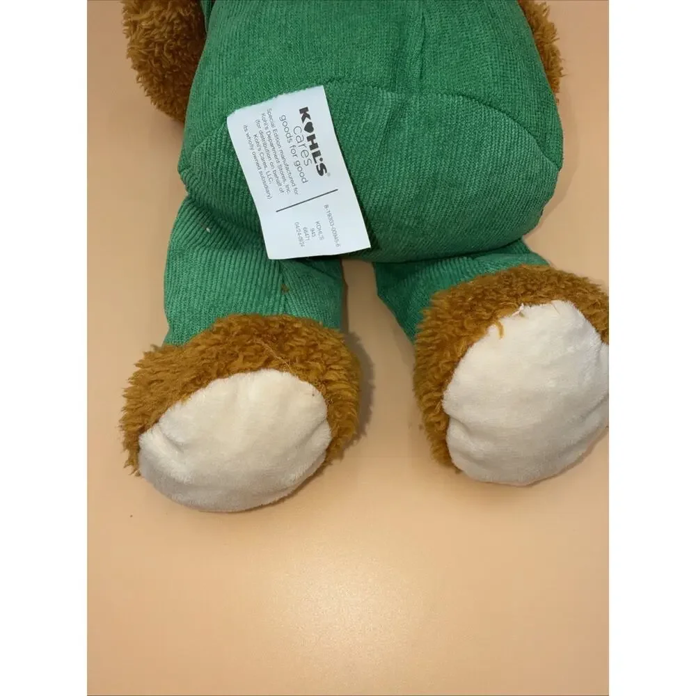 CORDUROY BEAR Plush 14” Kohl’s Cares 2024 Soft Brown Teddy Stuffed Animal